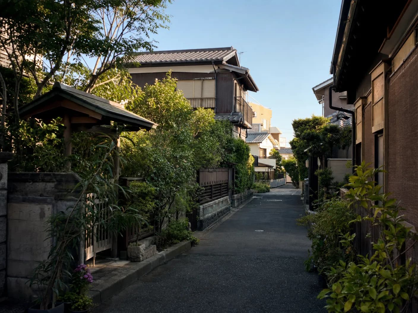 吉田町の住宅街