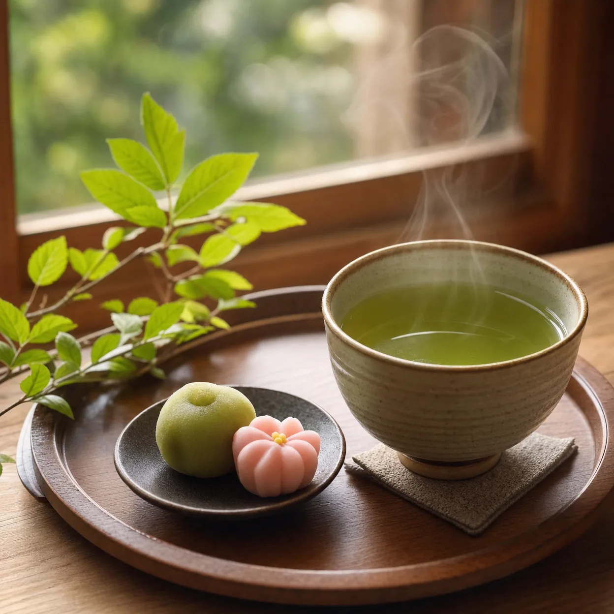 お茶とお茶菓子
